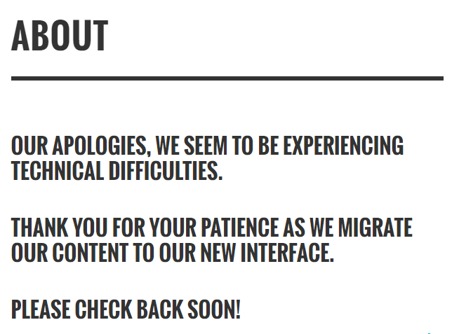Denver Guardian's convenient About page state: OUR APOLOGIES, WE SEEM TO BE EXPERIENCING TECHNICAL DIFFICULTIES. THANK YOU FOR YOUR PATIENCE AS WE MIGRATE OUR CONTENT TO OUR NEW INTERFACE.
